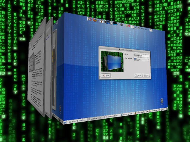 ubuntu beryl matrix 3d desktop